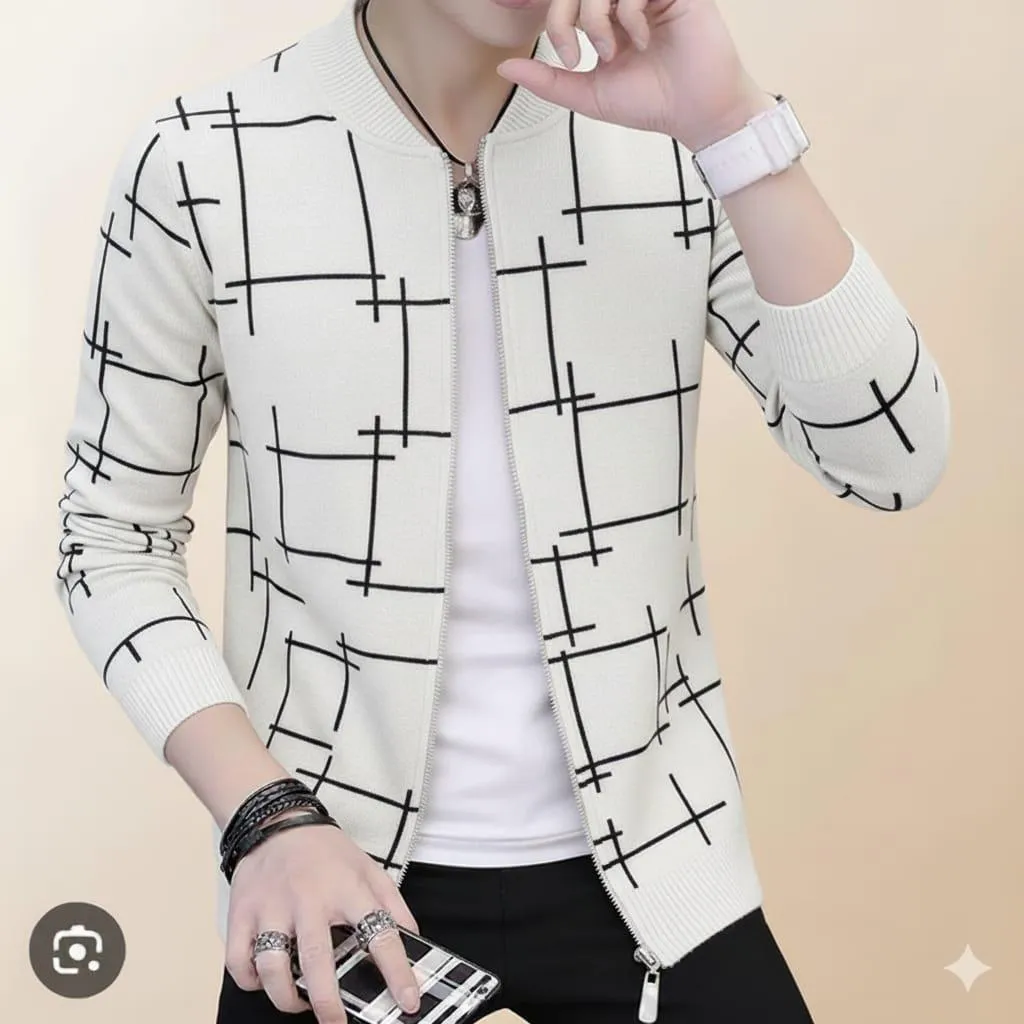Stylish Men's Fleece Jacket - Graphic Sublimation 1 Pc