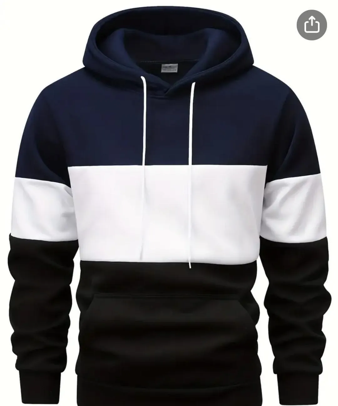 Fleece Plain Hoodie