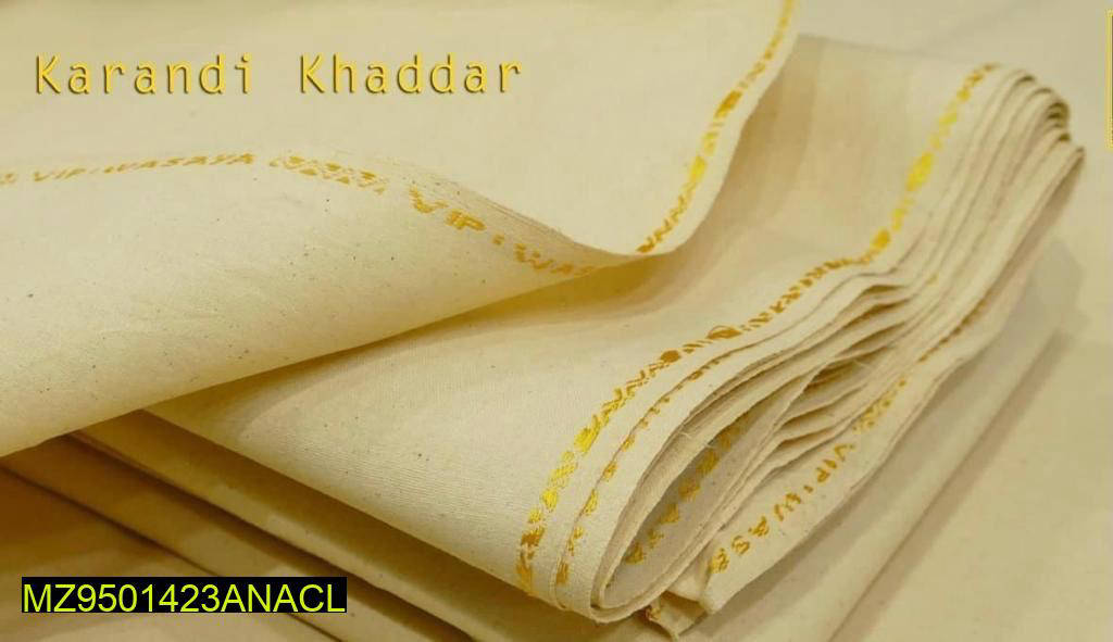 Men's Unstitched Khaddar Plain Suit