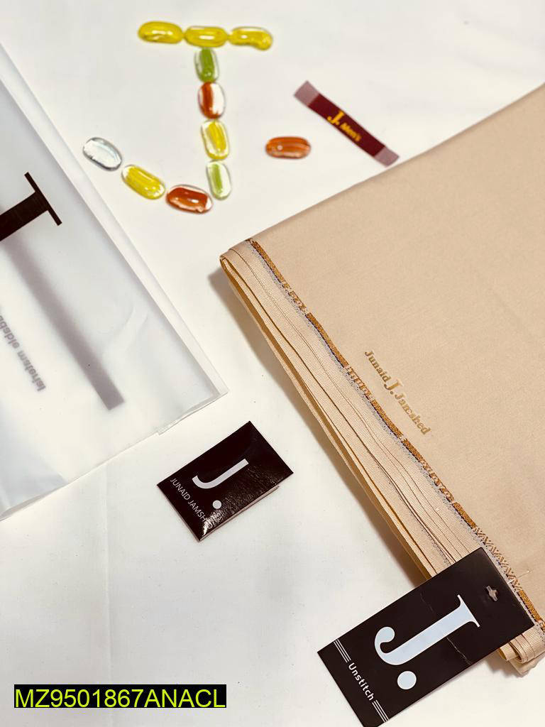 Men's Unstitched Wash And Wear Plain Suit