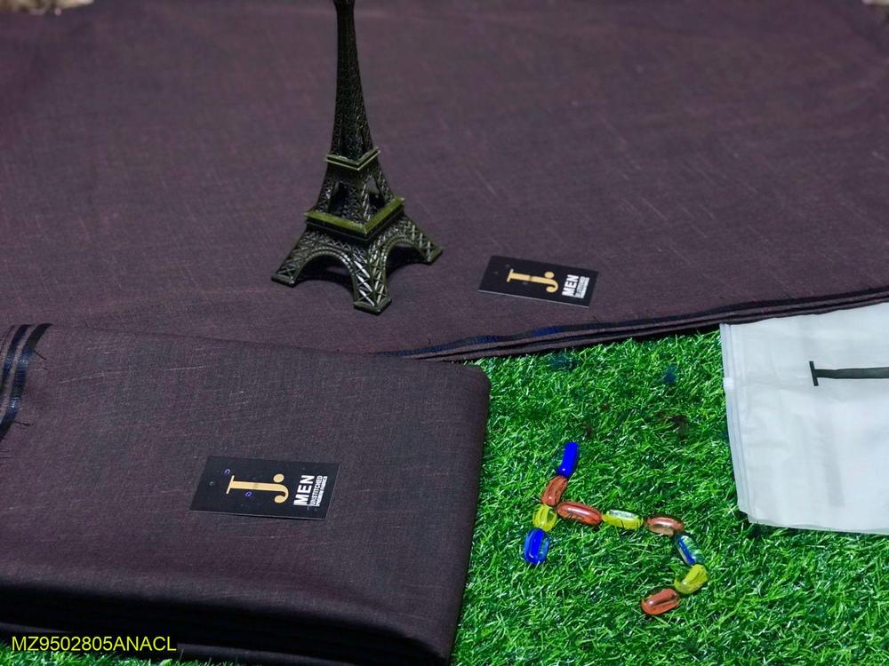 Men's Unstitched Wash And Wear Plain Suit