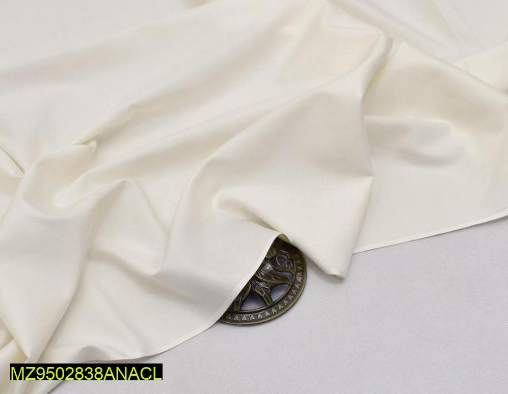 Men's Unstitched Wash And Wear Plain Suit