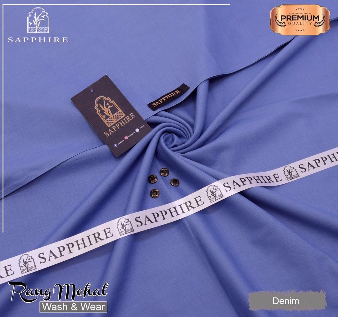 Men’s Unstitched Wash And Wear Plain Suit