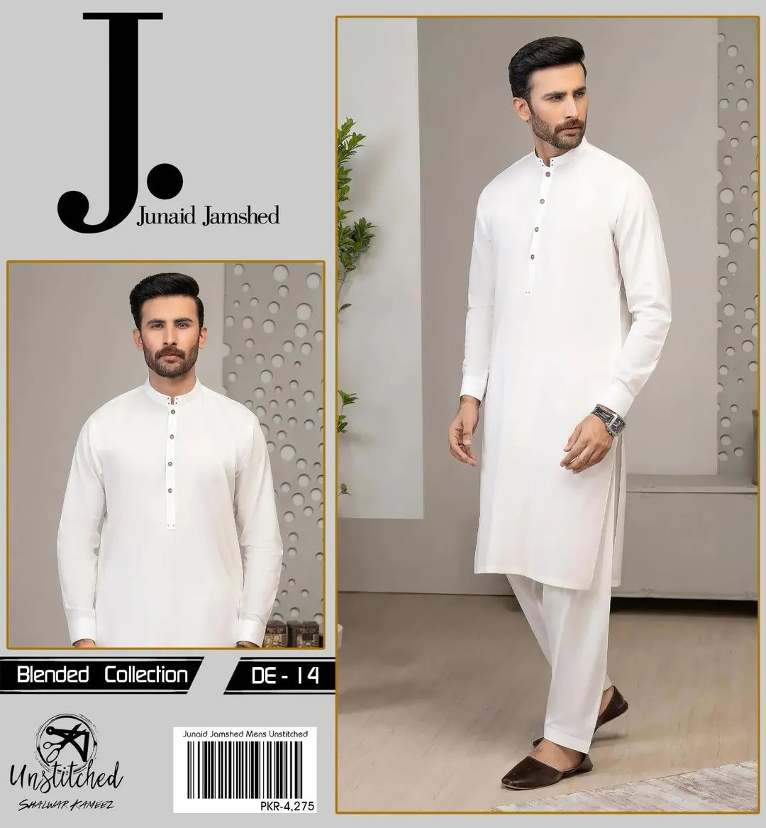 Men’s Unstitched Wash And Wear Plain Suit