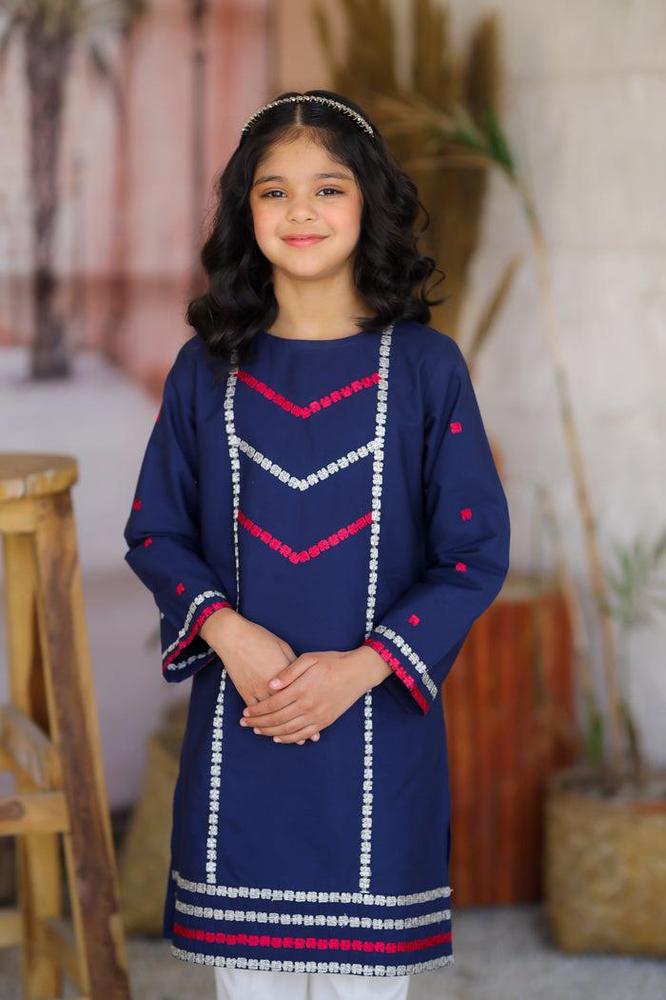 Zero & Beyond-Navy Blue Festive Shirt