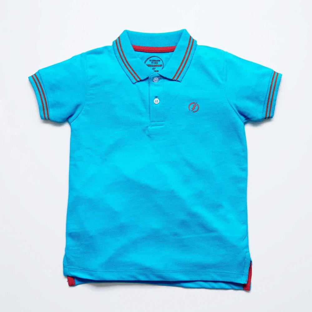 Zero & Beyond-Aqua Blue Polo