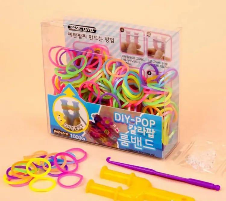 Rubber Band Twister Set Loom With Tools, Charms And S-Clips- Pack Of 2