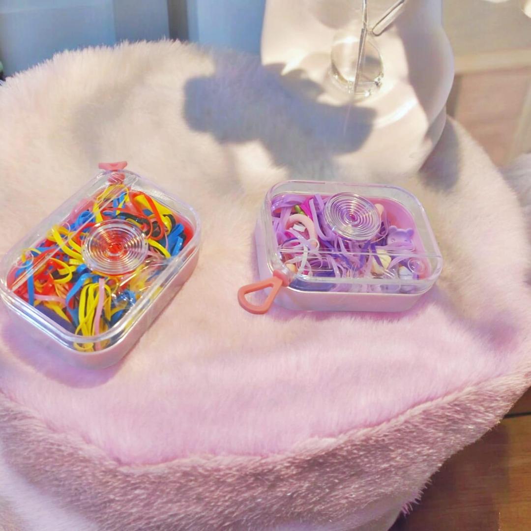 Multicolor Casual Hair Bands - Pack of 200 for Kids