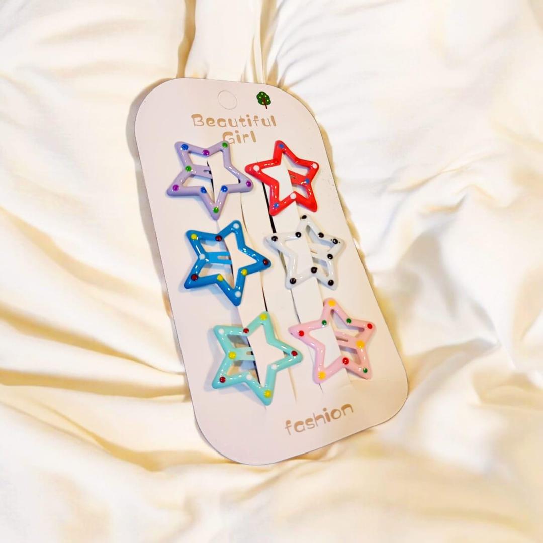 Colorful 12 Pcs Casual Hair Pins for Girls