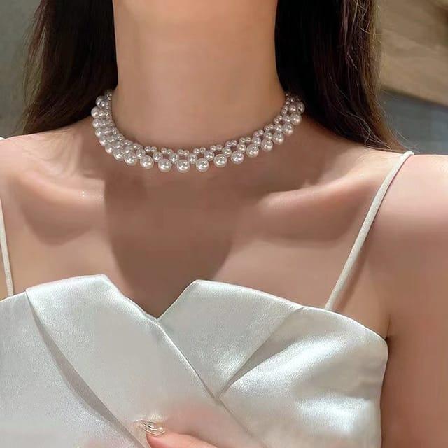 Beaded Design Necklace 