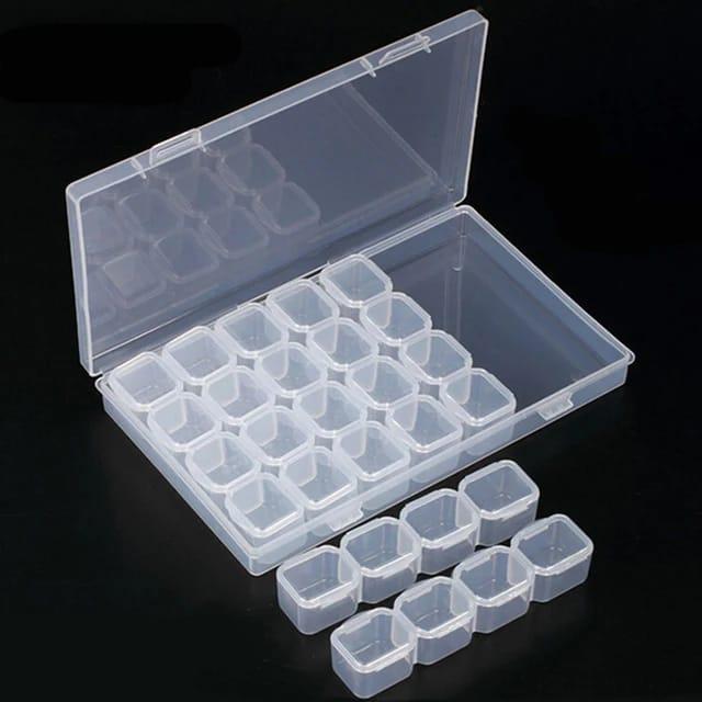 28 Grids Plastic Jewelry Organizer