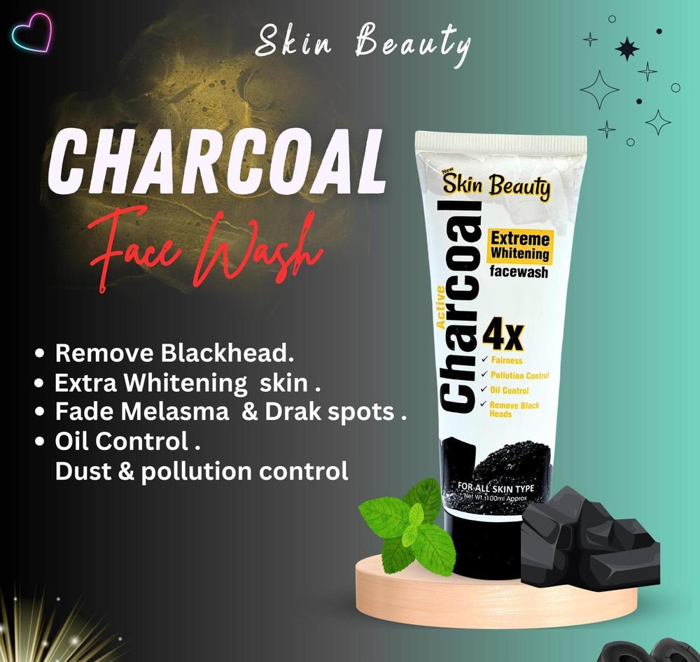 Charcoal Face Wash , 100 Ml