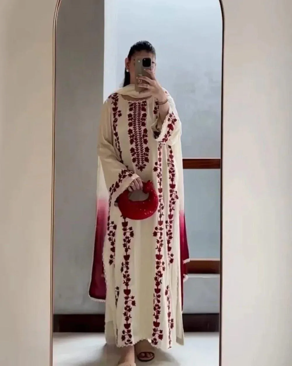 3 Pcs Women's Unstitched Embroidered Suit