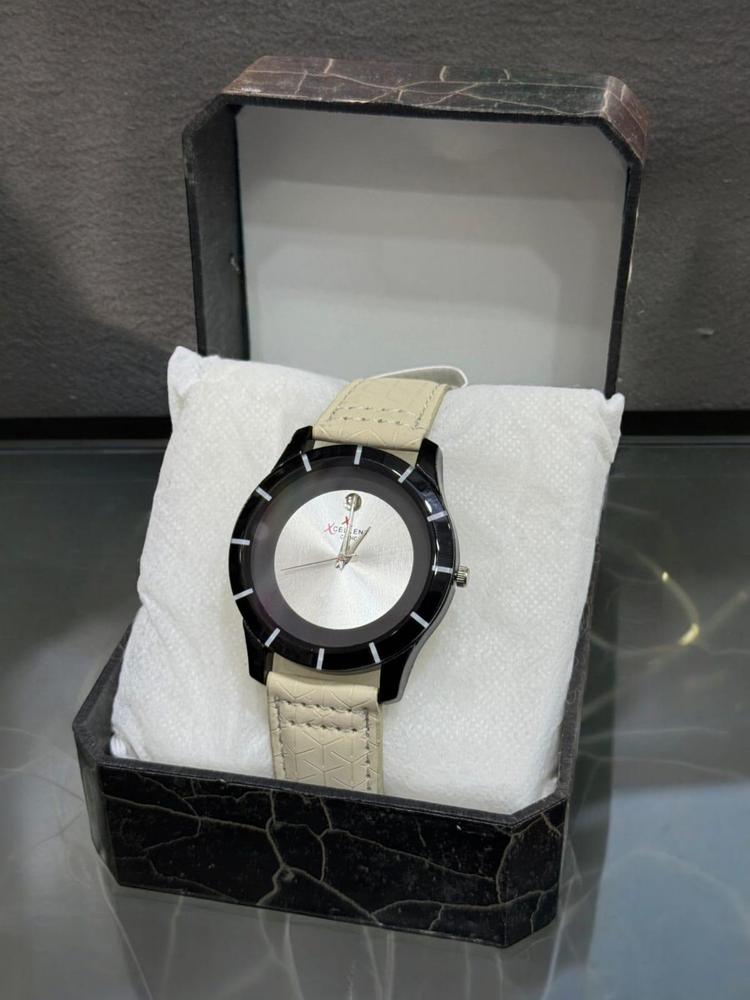 Analogue Leather Watch For Men