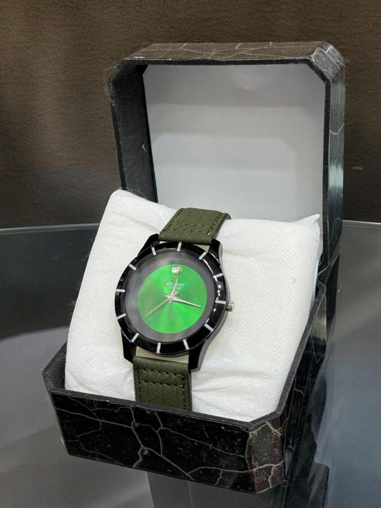 Analogue Leather Watch For Men