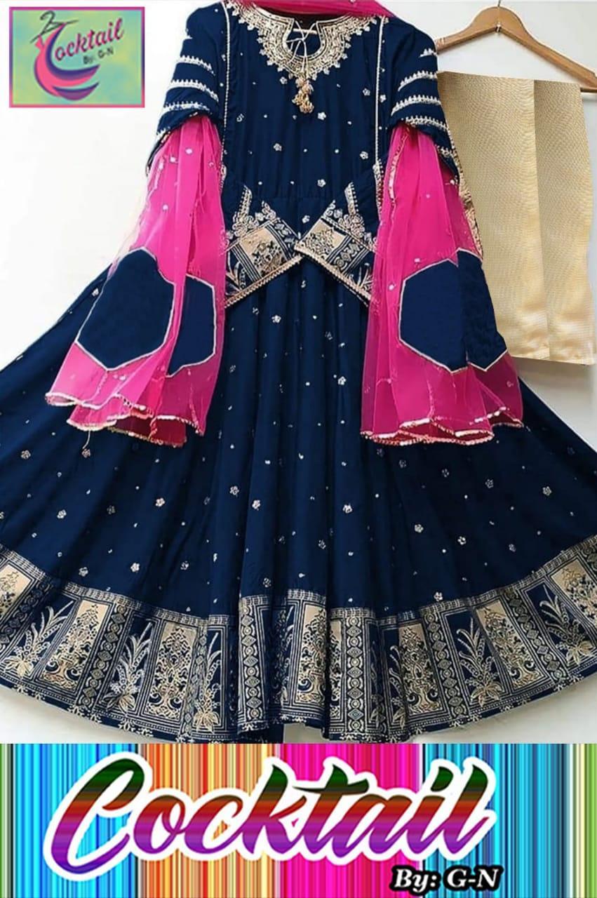 Exquisite 3 Pcs Women's Stitched Maxi Suit in Shamoz Silk with Embroidered Pattern