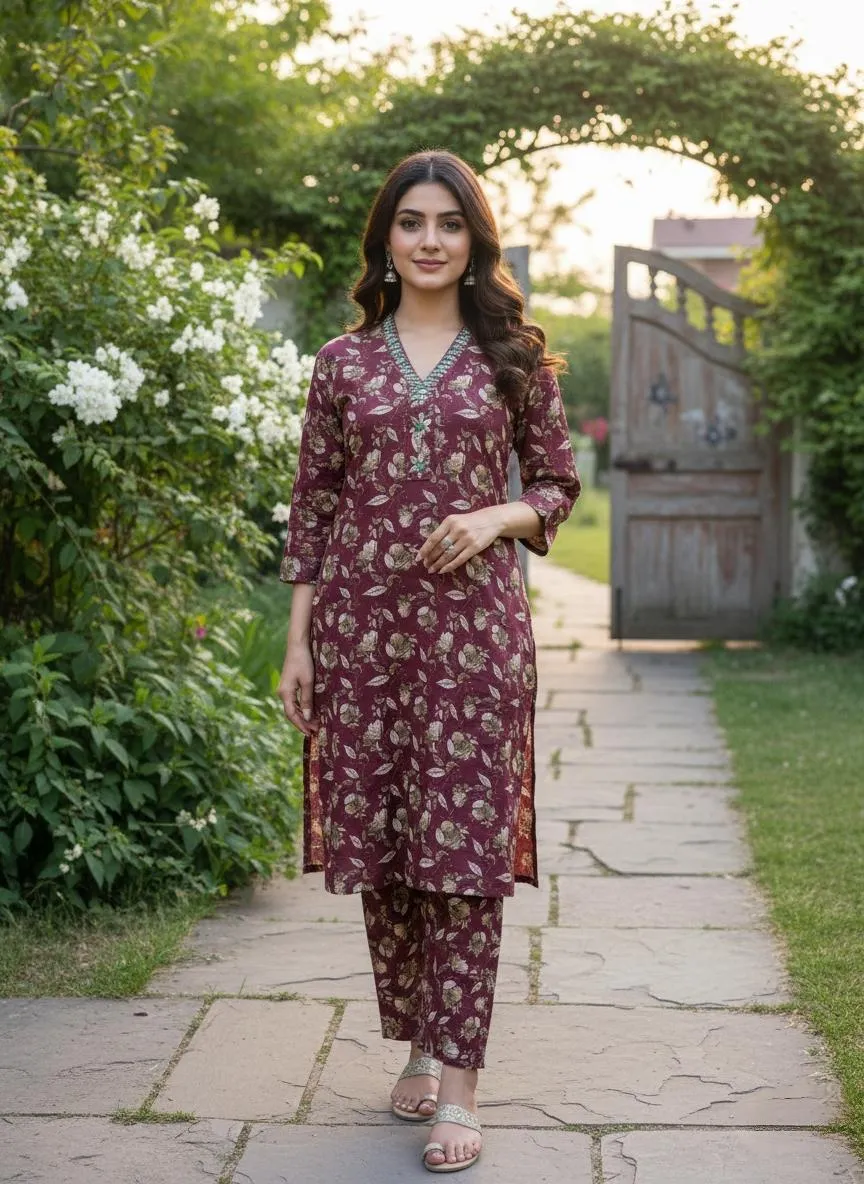 Winter Collection 2 Pcs Stitched Micro Polo Cotton Women Dress Marina Wool Specially