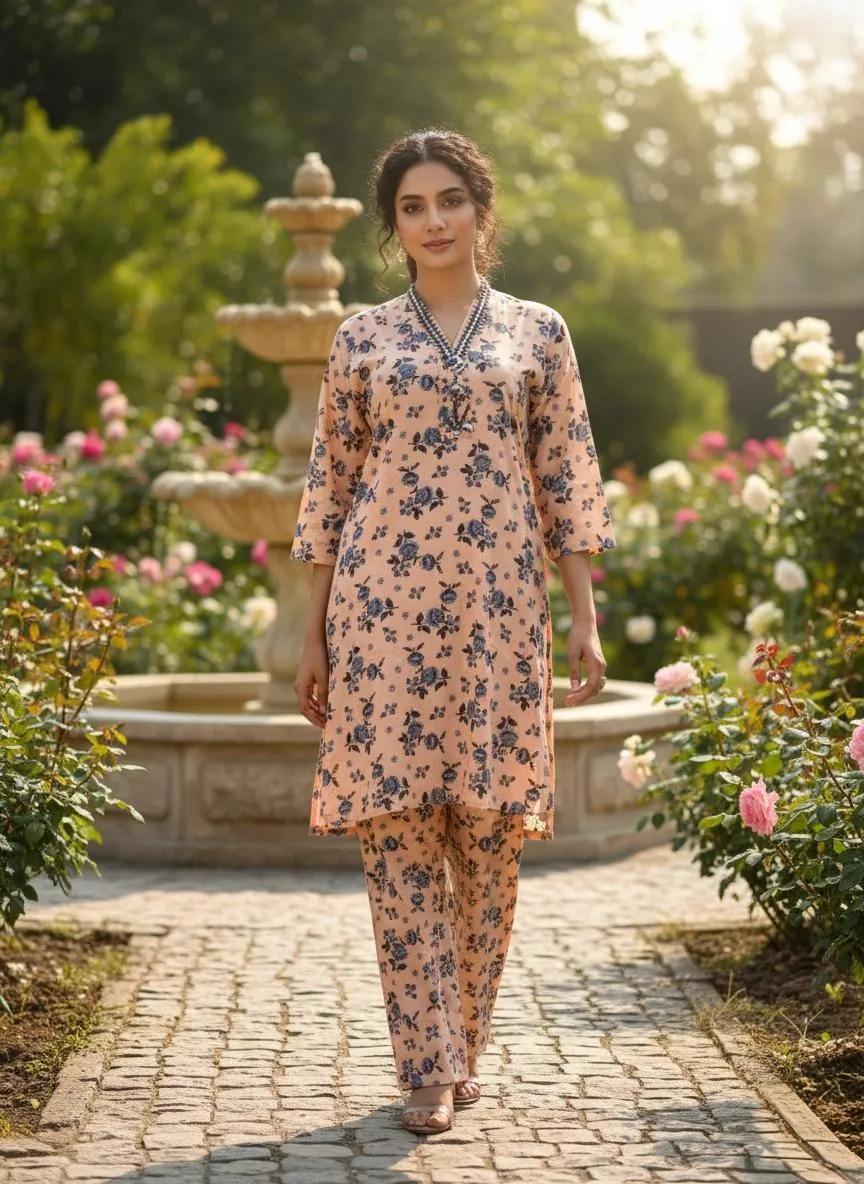 Winter Collection 2 Pcs Stitched Micro Polo Cotton Women Dress Marina Wool Specially