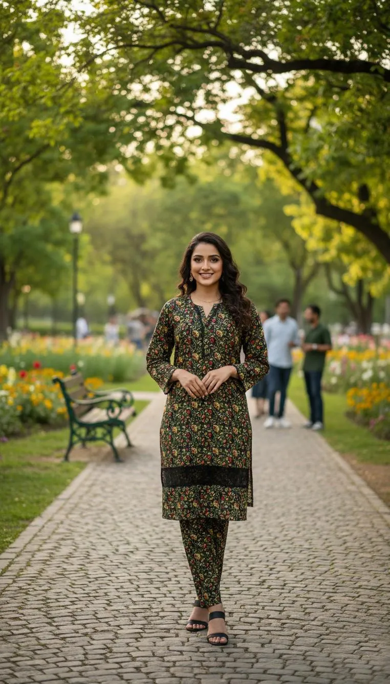 Winter Collection 2 Pcs Stitched Micro Polo Cotton Women Dress Marina Wool Specially