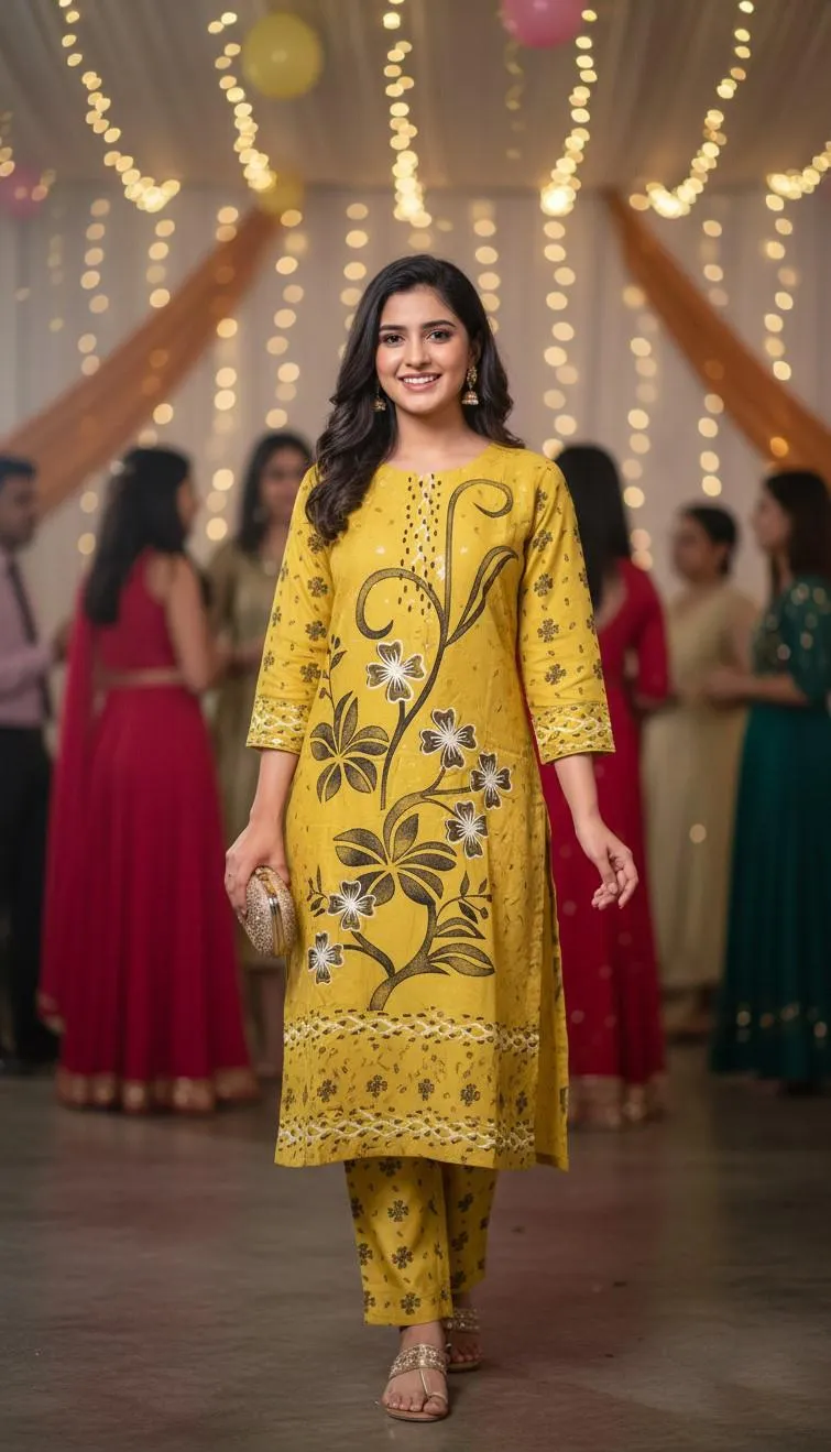 Winter Collection 2 Pcs Stitched Printed Shirt And Trouser For Women