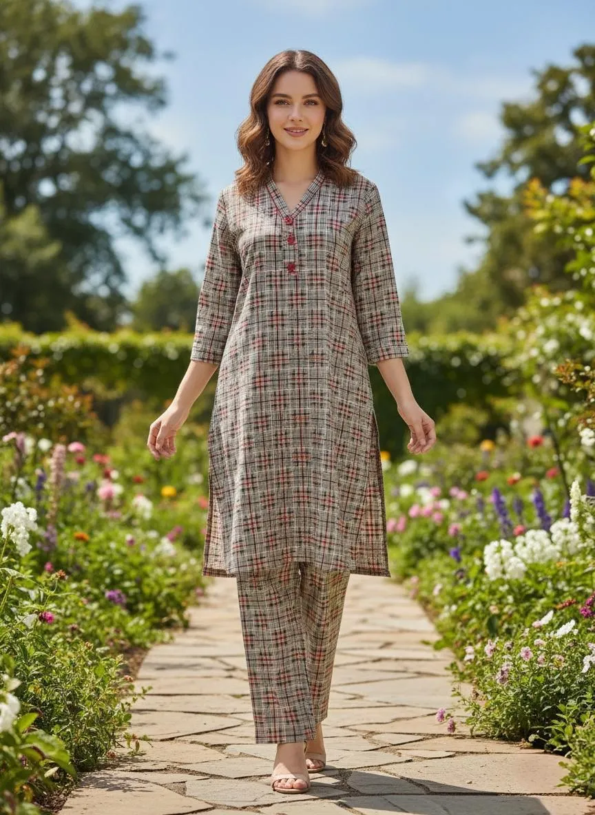 Winter Collection 2 Pcs Stitched Micro Polo Cotton Women Dress Marina Wool Specially