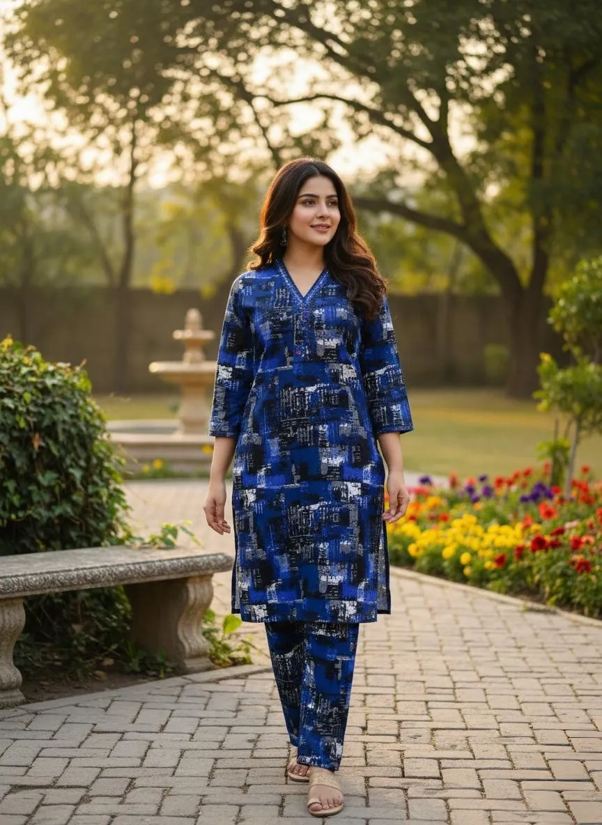 Winter Collection 2 Pcs Stitched Micro Polo Cotton Women Dress Marina Wool Specially