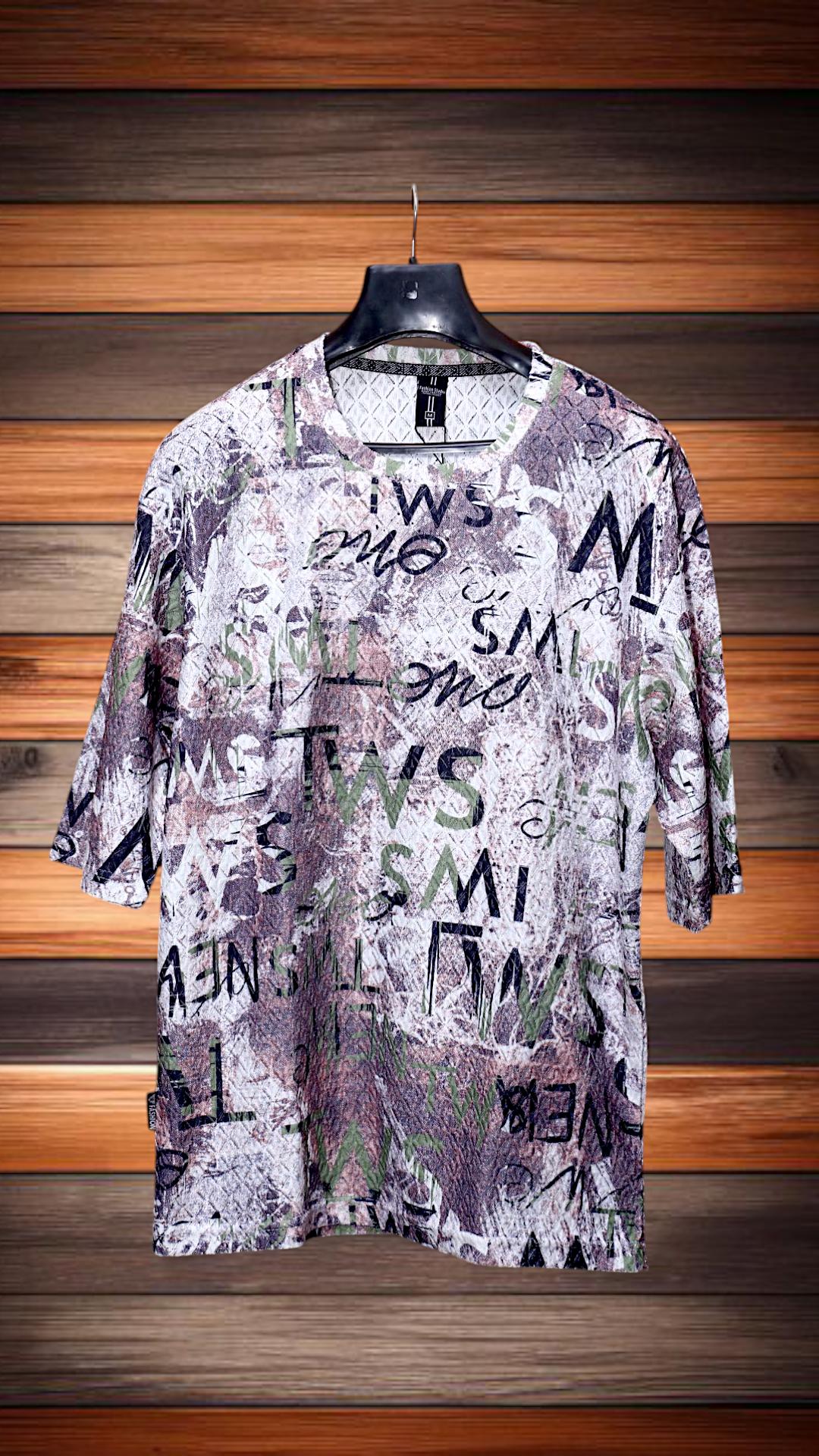 1 Pc Men's Cotton Printed T-Shirt