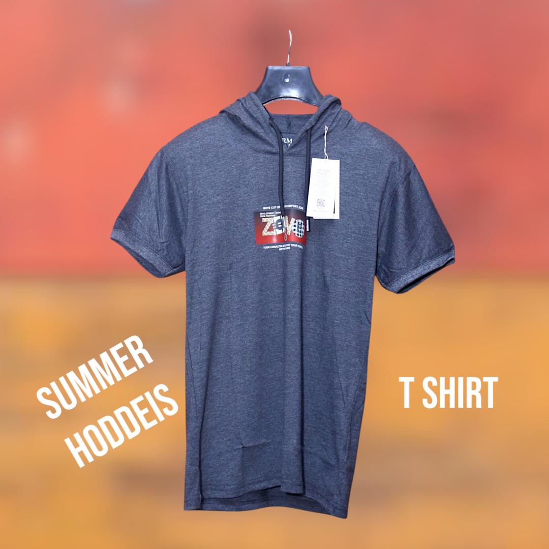 1 Pc Men's Cotton Plain T-Shirt