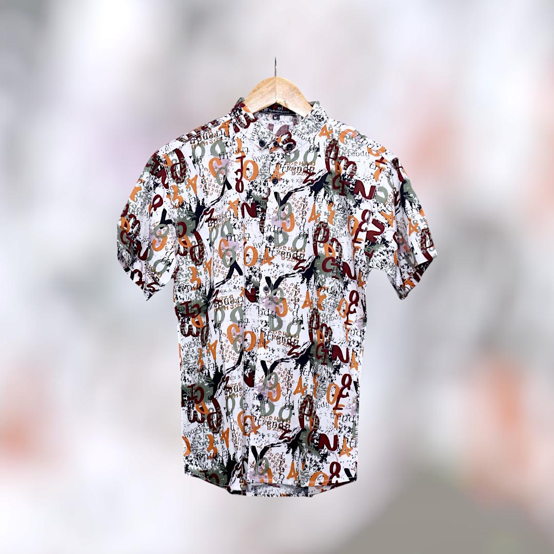 1 Pc Men's Dhanak Printed Shirt