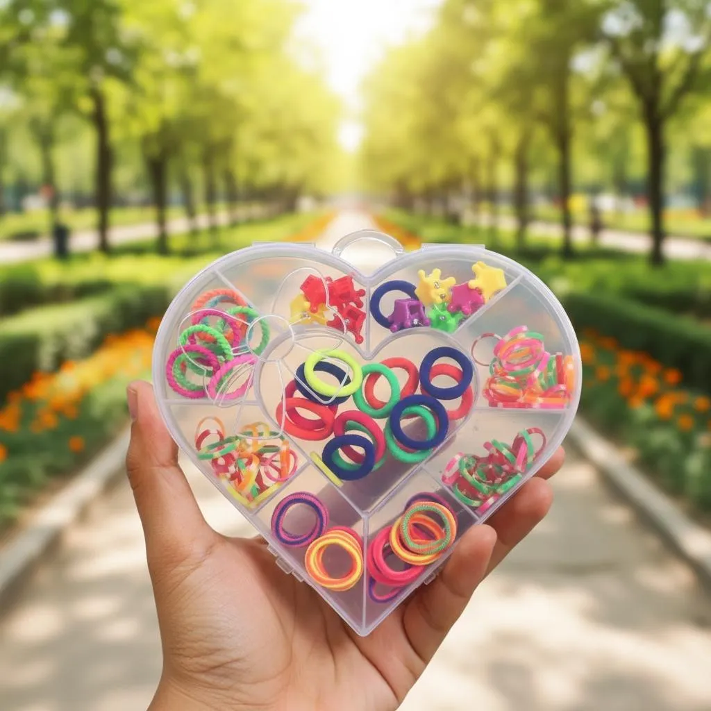 Gift Box For Girls Classic Elastic Hair Ponies Set Sweet Soft Hair Ponies