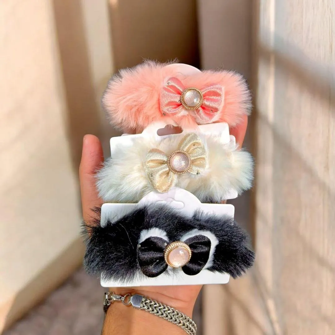 Fur Full Length Women Hair Pony Pack Of 3