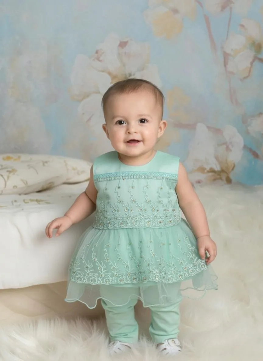 Stylish Collection New Baby Girl Fancy Frock 1 Month To 12 Month