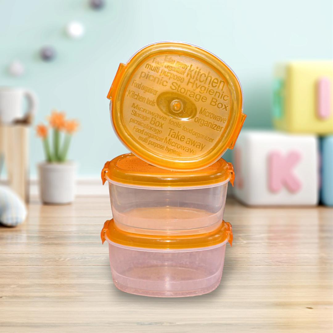 Vibrant Orange 3 Pcs Bowl Set for All Your Serving Needs