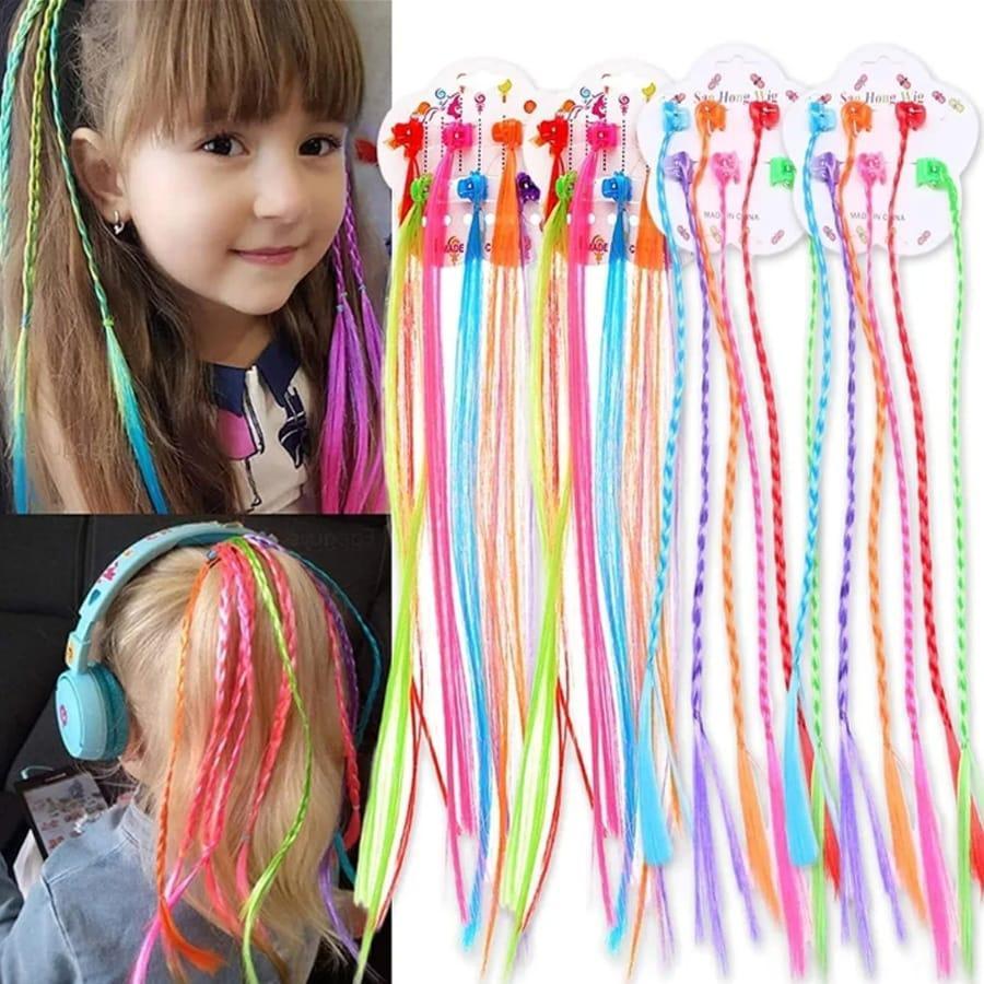 Girl's Beaded Hair Pins, Pack Of 6