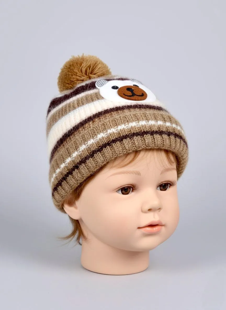 Stylish Brown Wool Cap for Boys - 1 Pc Casual Wear
