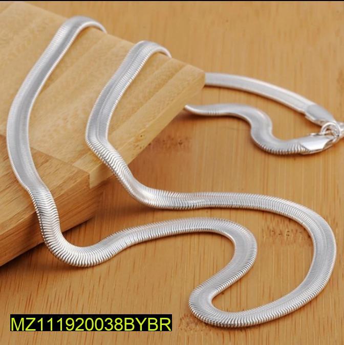 Indian Snake Silver Plated Chain 