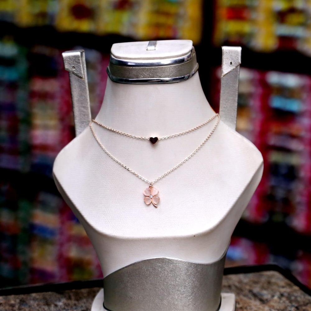 2 Layered Women's Indian Necklace Chain