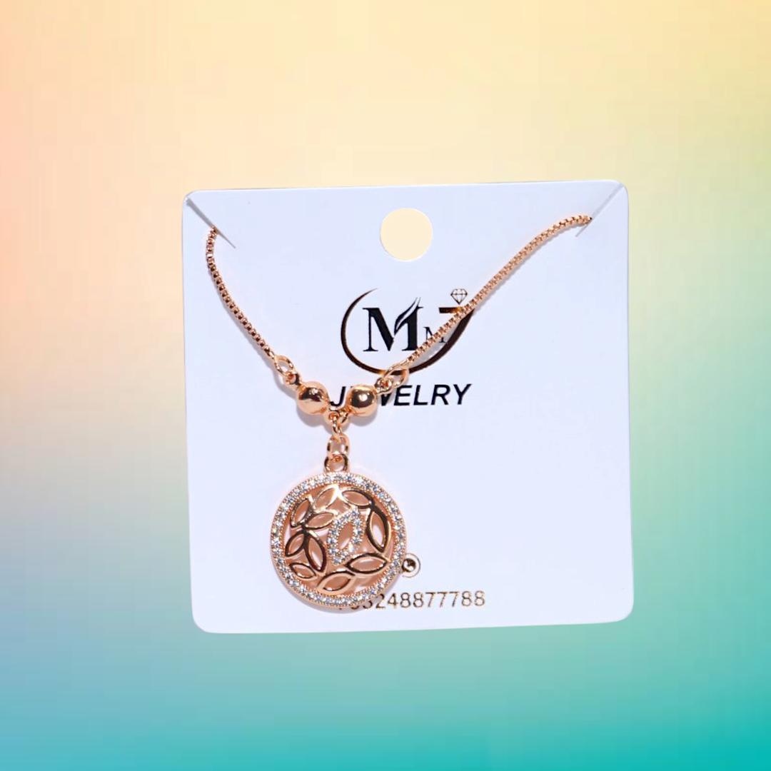 Funky Gold Plated Crystal Pendant