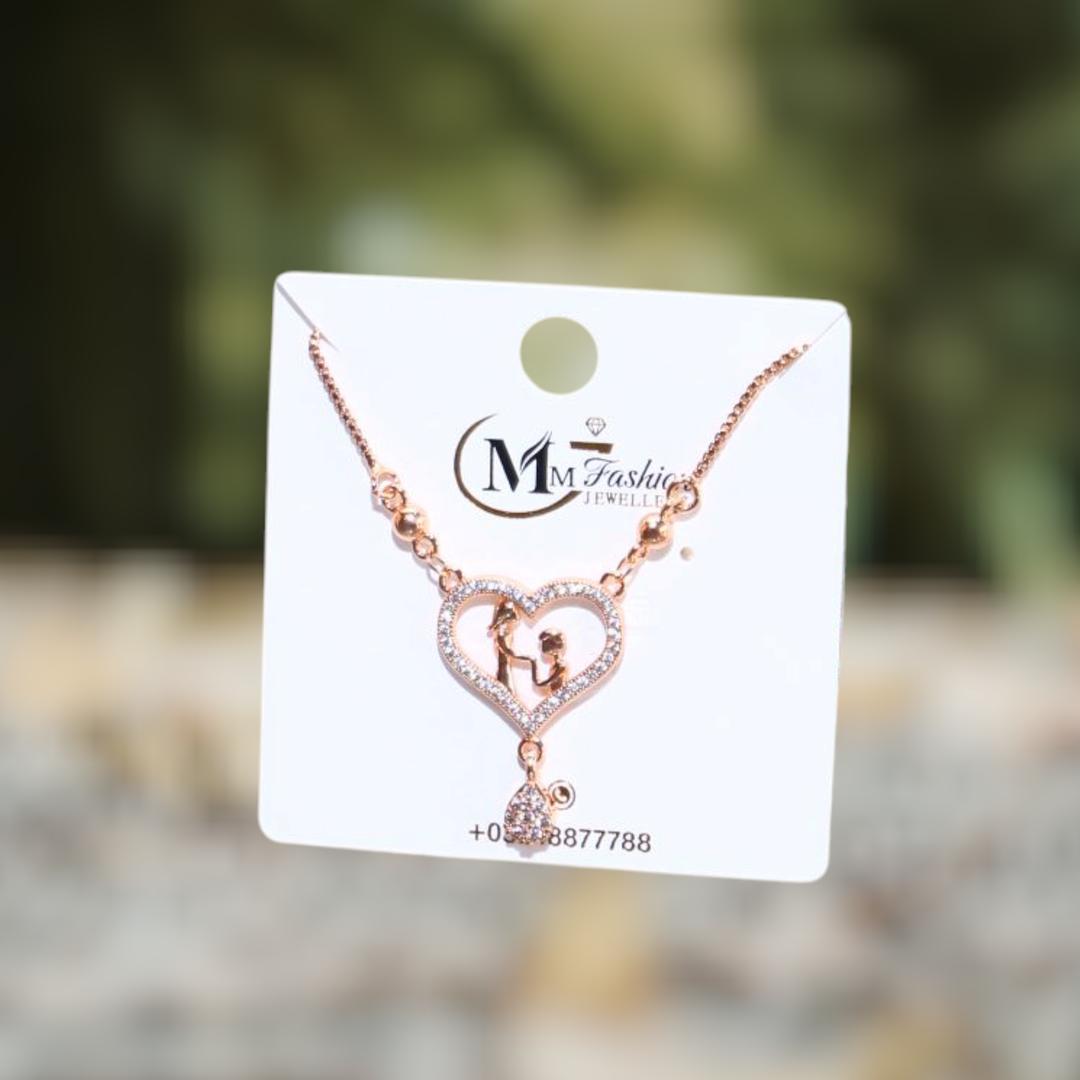 Funky Gold Plated Crystal Pendant