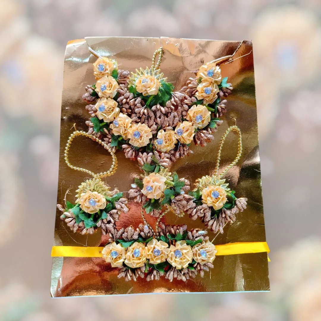 Funky Mehndi MaiyonBridal Jewellery Set