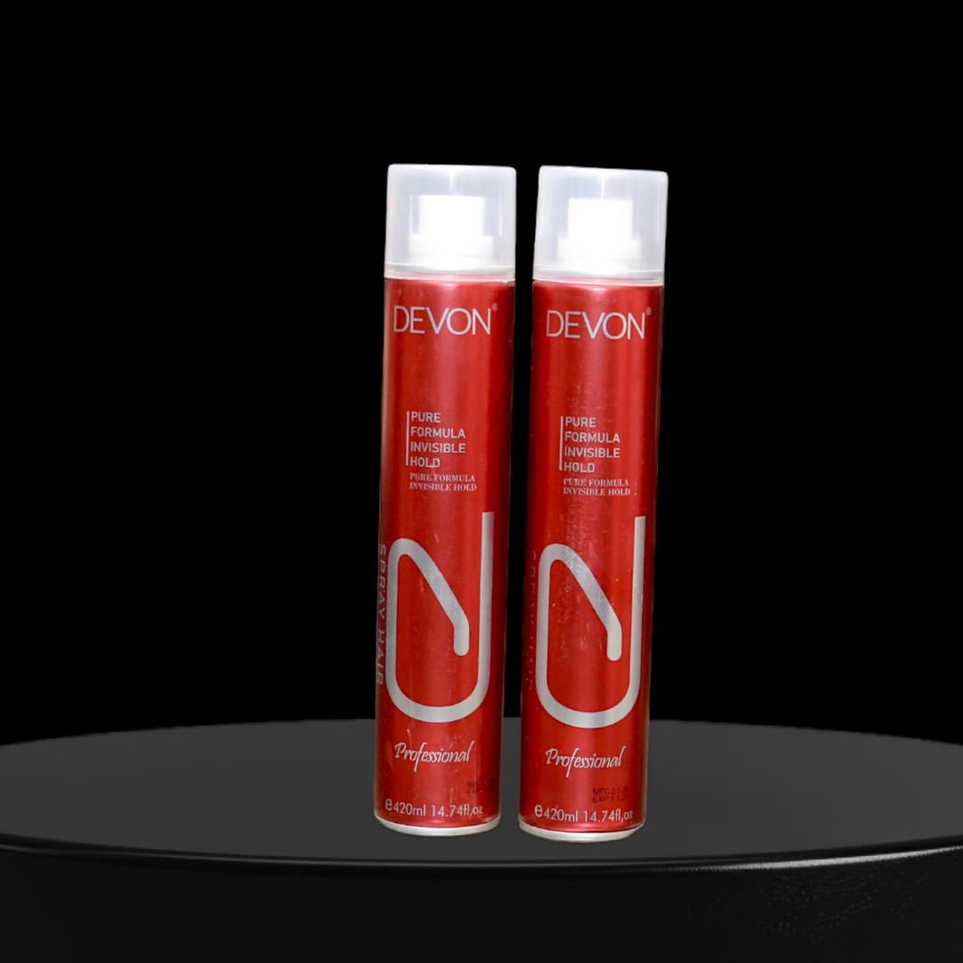 Hair Styling Spray, Pack Of 2