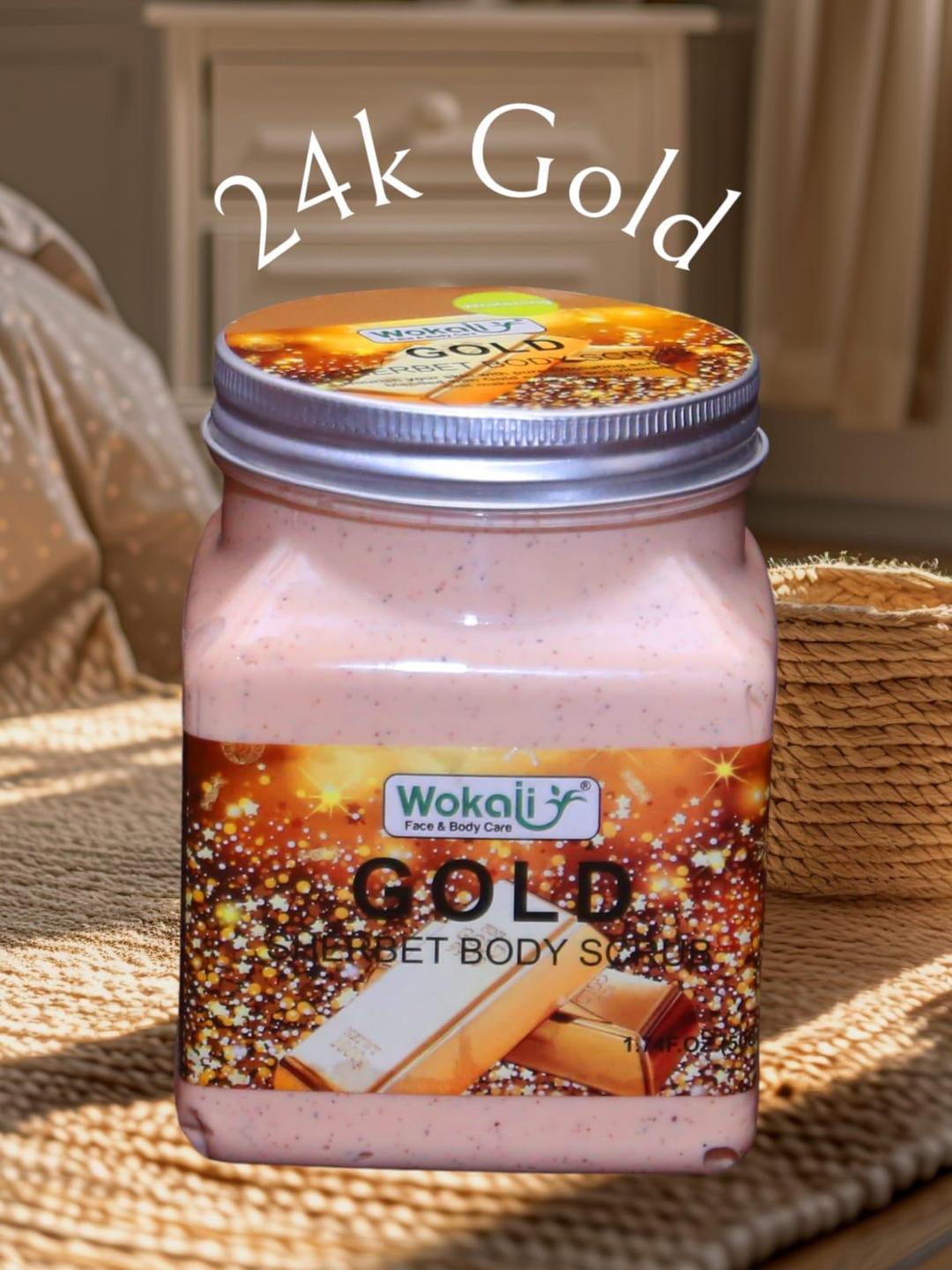 Gold Whitening And Brightening Face & Body Scrubbing Gel