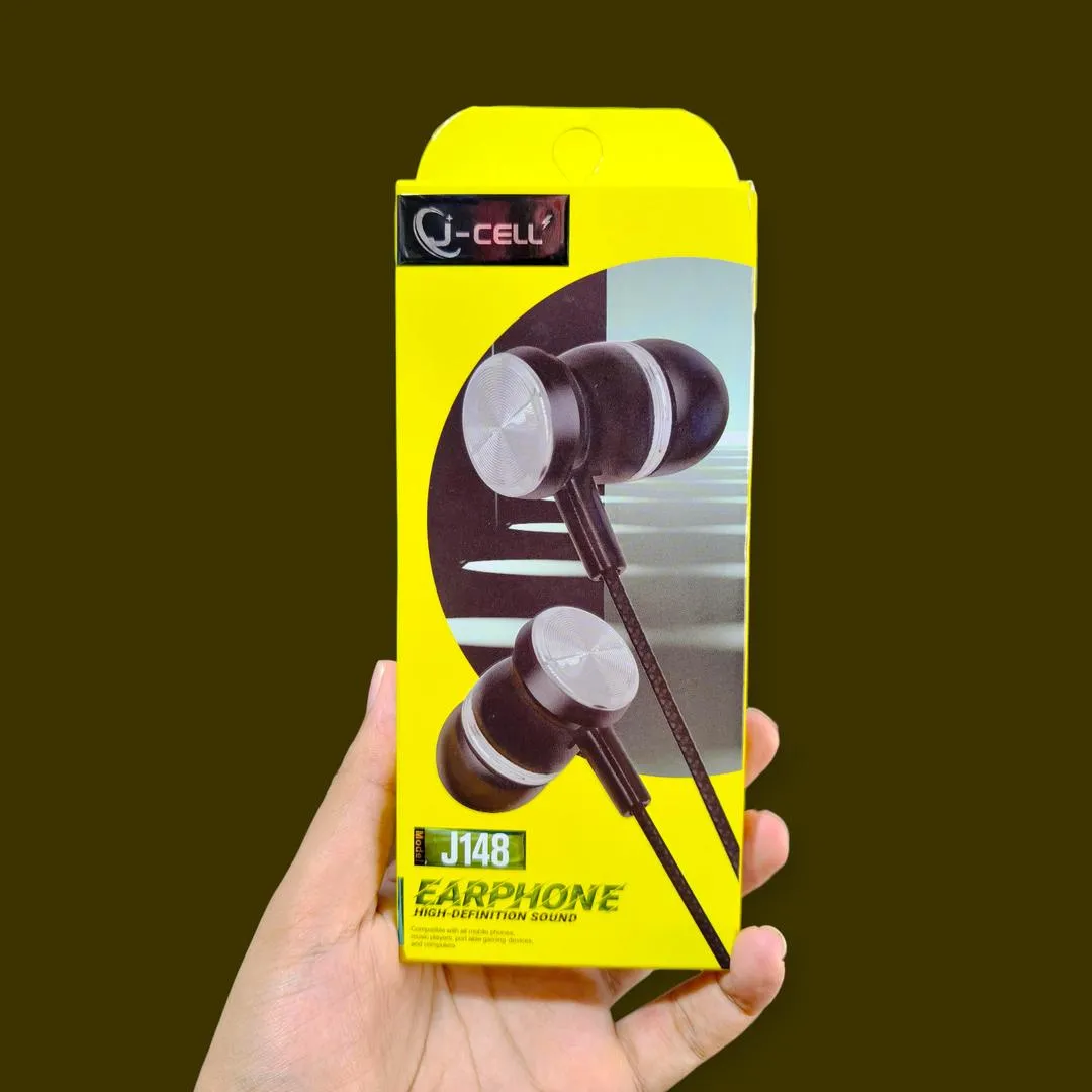 J Cell J148 High Definition Sound Extra Bass Stereo Headset Earphone