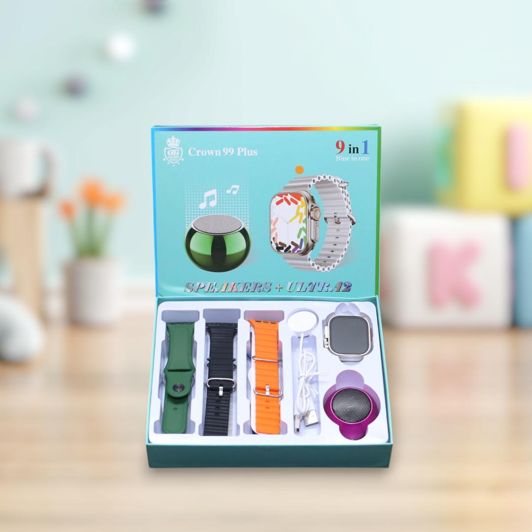 Stylish Multicolor Smart Watch - 1 Pcs with Long-Lasting Battery & Quick Charge