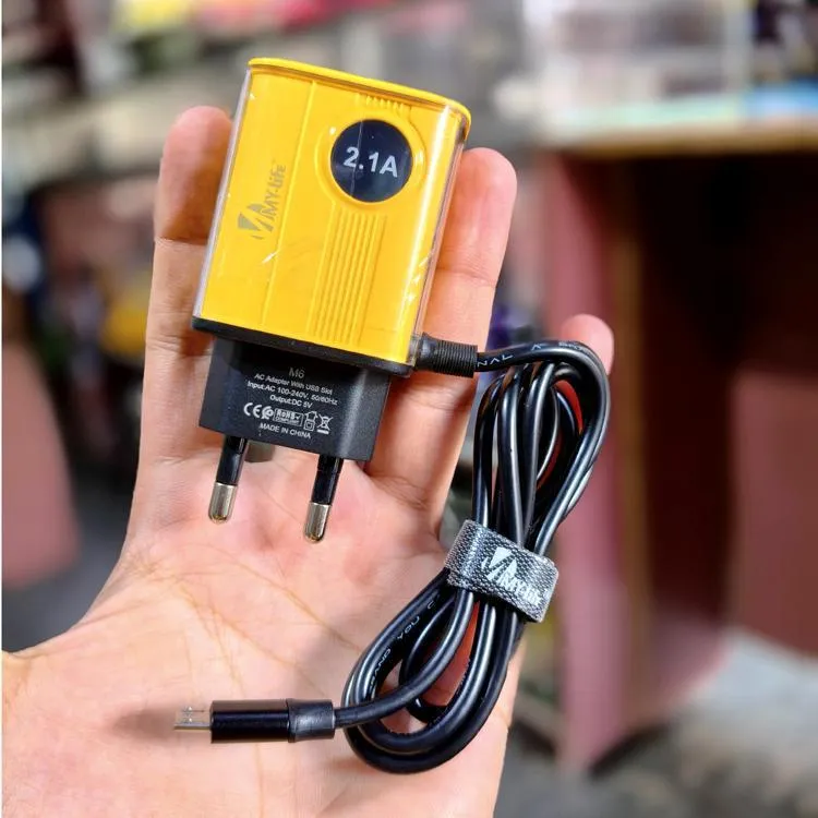  M6 My Life 3.1A Micro Super Fast Charger Led Light Changer Quick Charge