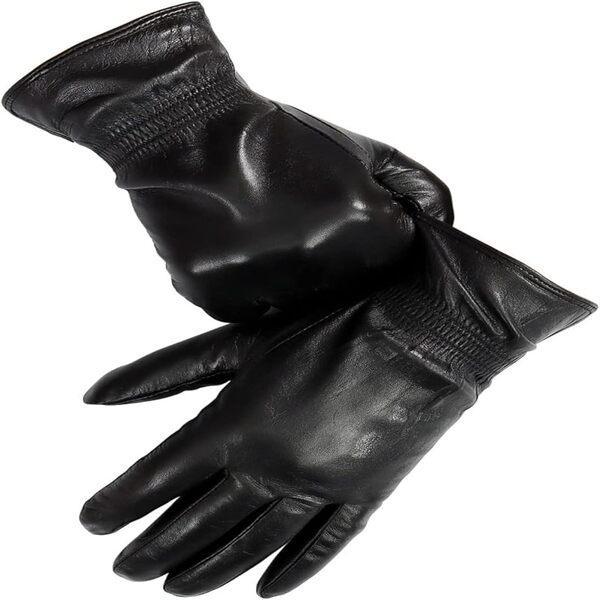 Premium Leather Bike Gloves - 1 Pair | Durable & High Quality