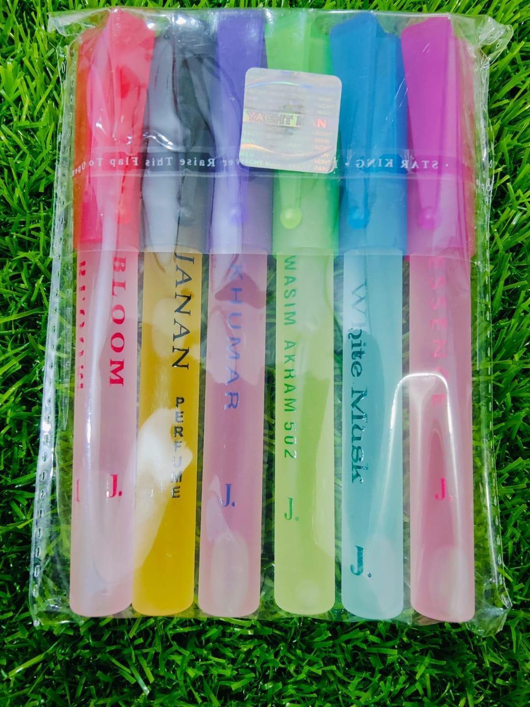 6 Pcs Woody Pocket Perfume Set for Men - Long Lasting Refreshing Fragrance