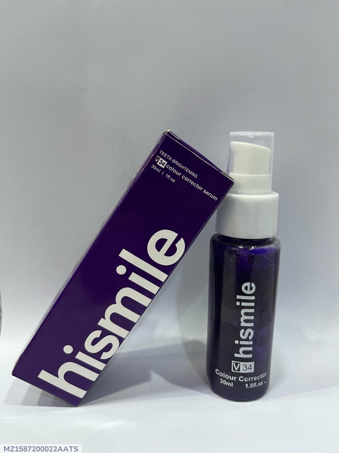 Teeth Whitening V34 Colour Corrector Serum - Purple Toothpaste - 30 ML
