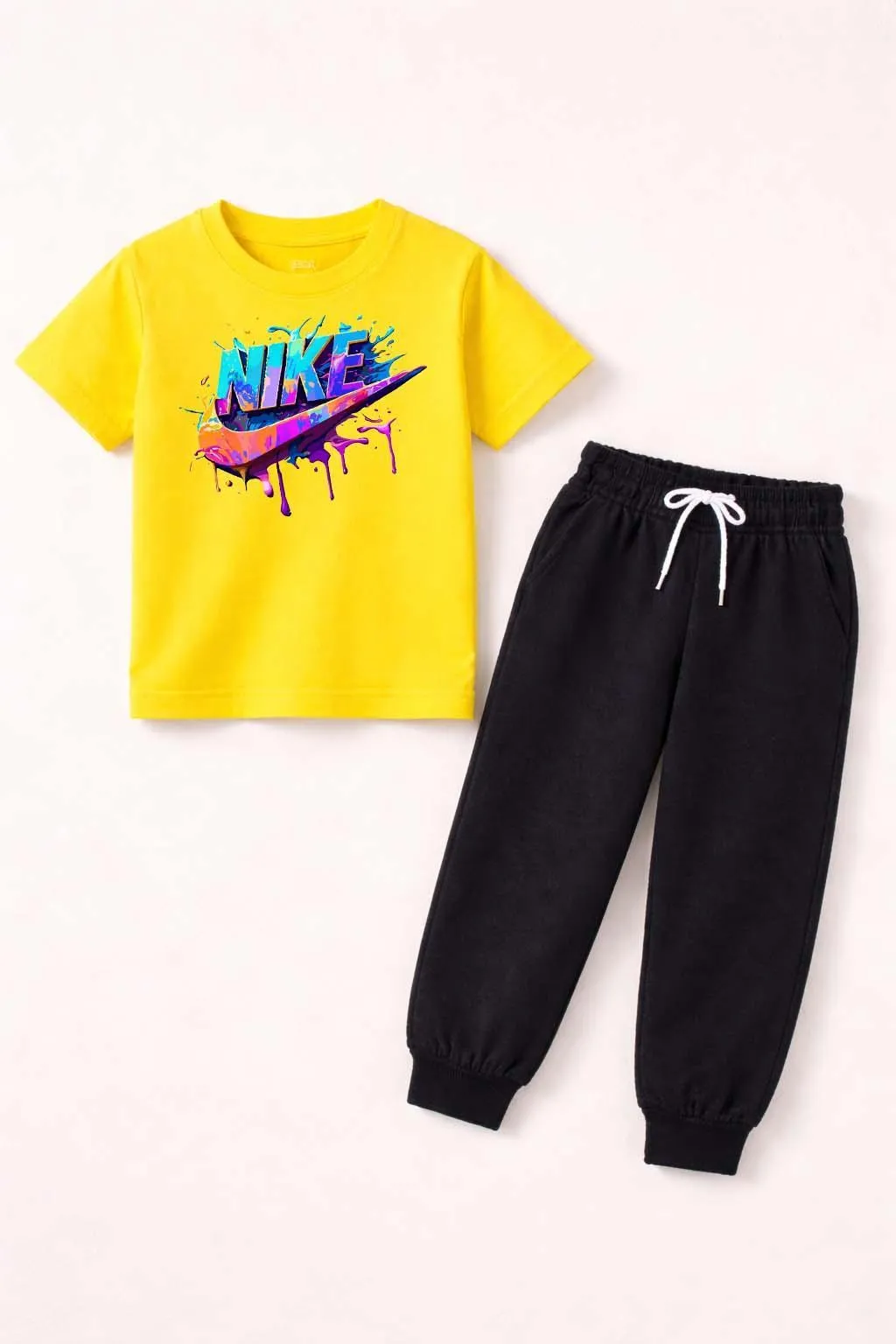 2 Pcs Boy's Polyester Printed Tracksuit
