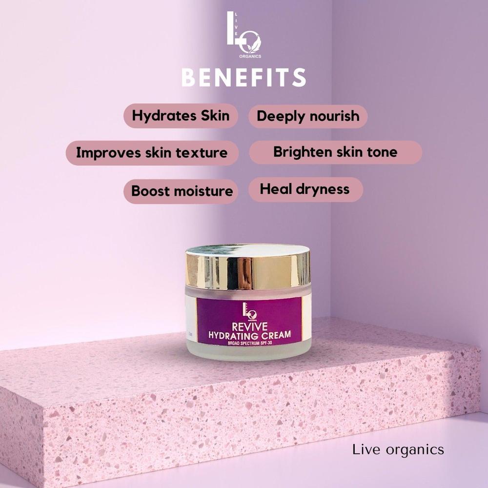 Moon Touch-Revive Hydrating Cream By Live Organics 50ml